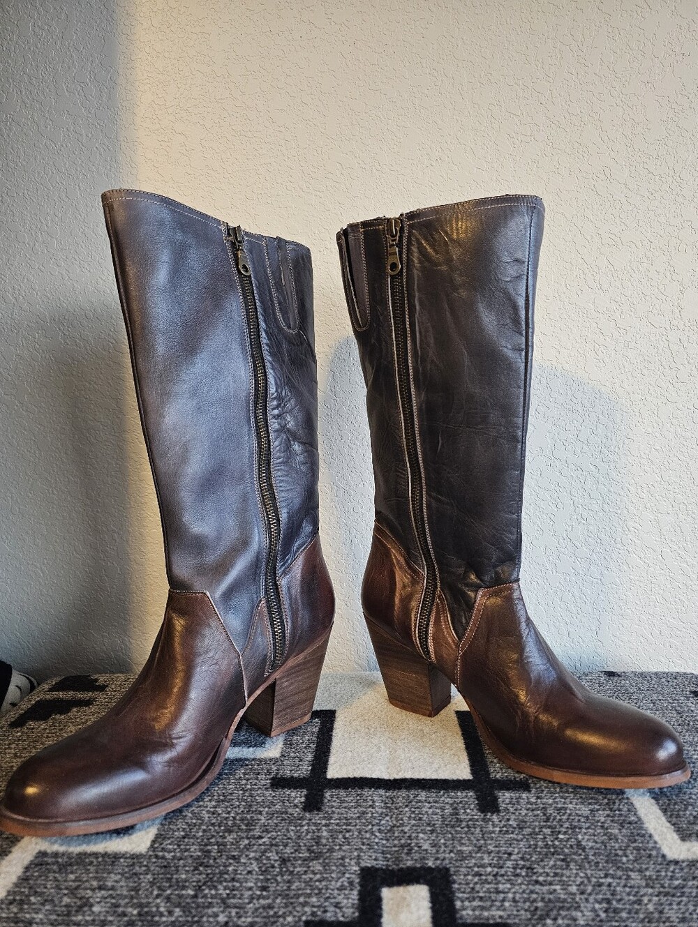 Roan By BED STU Women's Tall Leather Boots - Brown - Picture 2 of 10